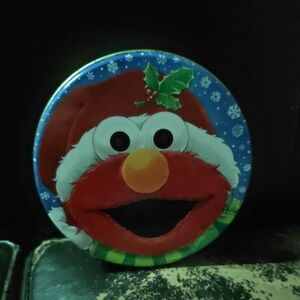 Festive Elmo Christmas Tin